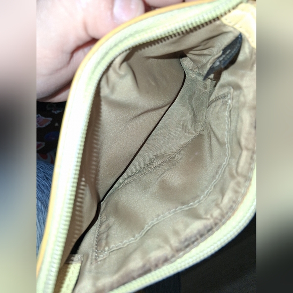 Coach Yellow Zipper Pouch - Picture 7 of 9